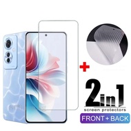 Screen Protector Tempered Glass For OPPO Reno 11F 8T 8 Pro Plus 7 Lite 6 6Z 5Z 5 Glass Film and Back Protector