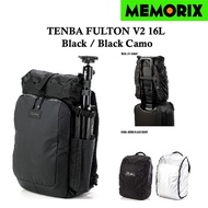 TENBA Fulton V2 16L Backpack Camera (Black/Black Camo) V2 16L Bag