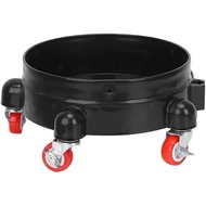 Bucket Dolly 5 Gallon Car Wash Professional Detailing Bucket Dolly with Heavy Duty Wheel Casters, Bl