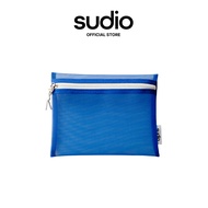 Sudio The Blue Mesh Pouch Mesh Organizer Travel Pouch