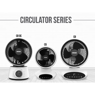 HOUM FAN C6 6" C8 8" C8DC 8" AIR CIRCULATION FAN DESK FAN Strong Powerful Wind Remote Control