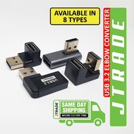 USB A Elbow U Shape Adapter Converter 10GBps USB 3.2