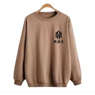 Mhs Crewneck Plain Logo Mhs overize jumbo size ML XL XXL 3XL 4XL 5XL 6XL