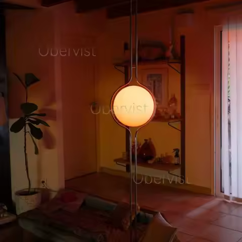 Nordic Creative Chrome Metal Floor Lamp White Yellow Acrylic Ball Standing Lamp Living Room Hotel Ro