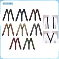 [mojotorw7] Men's Suspenders with Side Clip, Trucker Suspenders, Y-back Suspenders for Men