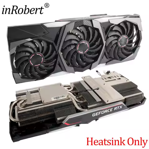 Original RTX2080 ti GPU Heatsink For MSI RTX 2080Ti GAMING X/Z TRIO GPU Graphic Video Card Fan with 