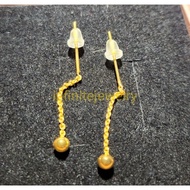 Gold chain stud earrings gold earring earring stud