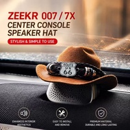 ZEEKR 7X ZEEKR 007GT 7X Audio Hat Helmet Western Cowboy Hat Ask the World M5M7 Decoration