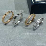 Handmade Ice Cube Ring Single Diamond Inlaid Chopard Fine Carving High Version Half Diamond Xiao Fam