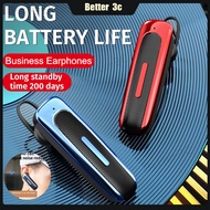 Single Ear bluetooth 5.0 Long standby time bluetooth earphone Handsfree Stereo Ear Hook Noise Reduct