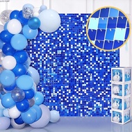 LUCKYUFT Sequin Panel Wall Decor, Wedding Baby Shower Sequin Backdrop, Glitter Square Birthday Decor