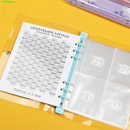 OUDIMEIDC Saving Money Binder, 100 Envelope Money Saving 100 Envelope Savings Challenge, Loose-Leaf 