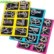 ABDUL Montessori Puzzle Toy, Metal Puzzle 3D Design Wire IQ Games, Montessori Educational Puzzle Wir