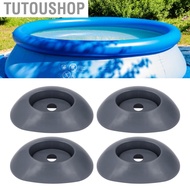 Tutoushop Pool Footings  4PCS Leg End Caps Stable and Secure Base Support for P61802