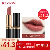 露华浓（Revlon）丽采保湿滋润唇膏女士哑光黑管口红女士不掉色美妆化妆品女彩妆 225#玫瑰红酒（奶油质地）