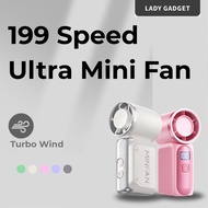 ICE 199SPEED Portable Handheld Fan Rechargeable Mini Cooling Fan Adjustable Pocket Fan for Outdoor C