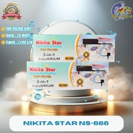 Nikita Star NS666 Aquarium Top Filter Nikita Star NS 666 3-in-1 Aquarium/