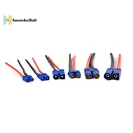 <Hoembellish> EC2/EC3/EC5 Male Female Connector Pigtail Cable Silicone Wire RC  well