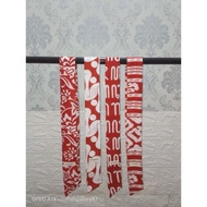 Selendang Batik Scarf Merah Putih Selendang Batik Merah Putih Twily Merah Putih