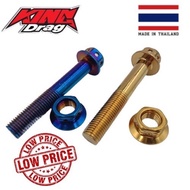 100% ORIGINAL KING DRAG Y15ZR V1/V2 LC135 MONOSHOCK SKRU SCREW MONO SHOCK GOLD/TITANIUM M10-60