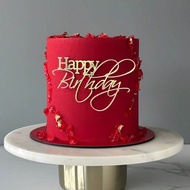 1 cái/3 cái/5 cái Đồ trang trí bánh sinh nhật vui vẻ cho tiệc sinh nhật B Aby Trang trí mặt bánh bằn