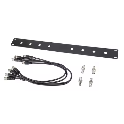 Front Mount Antenna Rack Kit Suitable for SLX SLX2 LX4 PGX2 Wireless System 1U Panel 50cm BNC Cable 