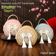 Erudite Court S Embroidered Messenger Bag - High Capacity & Portable