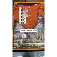 BAJU MELAYU ELRAH 2025 SENNA (BRICK ORANGE)