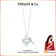 (New) Womens Fashion Necklace s925 sterling silver Heart Tag Pendant Necklace Valentines Day holiday