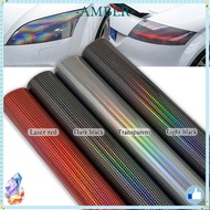 AMBER Car Light Stickers, Honeycomb Modify Color Changing Car Motorcycle Vinyl Film, Fashion Waterpr