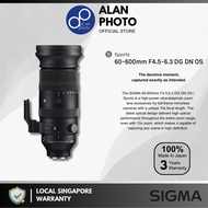 Sigma 60-600mm F4.5-6.3 DG DN OS Sports Lens Sony E | Sigma Singapore Warranty