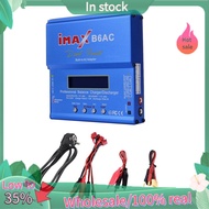 For  B6AC 80W RC Balance Charger+ Cable Digital Li-Ion LiFe Nimh Nicd PB Lipo Battery Discharger EU 