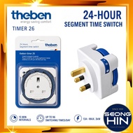 Theben 13A 24 Hours 3 Pin Plug in Timer 26 Segment Time Switch (Germany) Timer Plug 3 Pin Pemasa