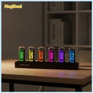 MagiDeal Dynamic Lighting Nixie Tube Clock RGB Nixie Style Clock Futuristic USB Powered for Gamers G