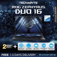 Asus ROG Zephyrus Duo 16 | 16" | AMD Ryzen 9 6900HX | 64GB DDR5 | 2TB + 2TB SSD | RTX 3080 Ti | Win11 Laptop
