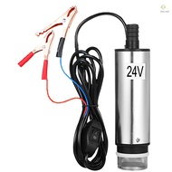 DC 12V/24V Submersible Pump for Pumping Oil Water 51mm Water Oil Fuel Transfer Pump Refueling with F