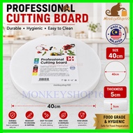 Thick 5cm Round Cutting Board 40cm ( Tebal 5cm ) Chopping Board Papan Potong Tebal