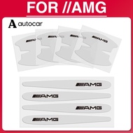 For AMG Car Door Bowl Anti-Scratch Transparent Sticker Protector fit A45 CLA45 C63 Coupe E63 GL63 GL