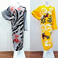 PEMBORONG KAFTAN CORAK TERENGGANU/ BAJU KELAWAR LENGAN PANJANG EKSKLUSIF (FREE SIZE)