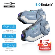 Freedconn R1 Pro Bluetooth Motorcycle Intercom Helmet Headset Group Speaker Moto Headphone App Motor