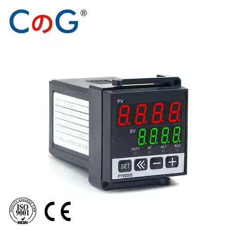 CG PY9000G 48*48mm Choice of Fahrenheit OR Celsius K Type Single Input 220V 1200 Degree Programmable