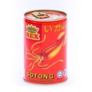 {REX BRAND} Sotong Kicap Soya Tin 425G