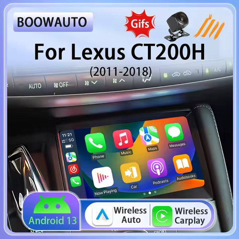 For Lexus CT200H CT200 Car Radio Multimedia Video Player Wireless CarPlay Android Auto 7-inch Androi