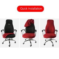 ♚❇Stretch Office Chair Cover Spandex Seat Cover for Computer Chair Case Office Seat Slipcover Elasti