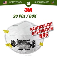 【SIRIM CERTIFIED】[20 PCS] 😷 3M 8210 N95 Particulate Disposable Respirator Mask NIOSH Approved 口罩