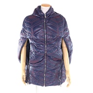 全新未使用 GUCCI x adidas 727794 連帽拉鍊連帽斗篷，飾有互扣式 G 三葉草標誌，海軍藍，小號，義大利製造，正品男款