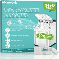 Ice Machine Cleaner Maker Descaler, 36 Pack Nugget Ice Maker Cleaner Tablets for Countertop, Remove 