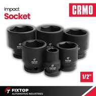 MATA FIXTOP Short Impact Shock Bit 1/2 Impact Socket Wrench 8mm - 46mm