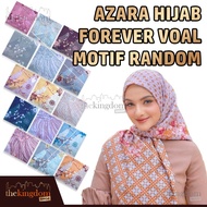 Azara Hijab Forever Voal Kerudung Segi Empat Jilbab Motif Random