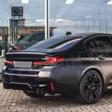 For BMW 5 Series F90 M5 Competition 2020+ Dry Carbon Fiber Rear Diffuser Bumper Lip Rear Bumper Guar